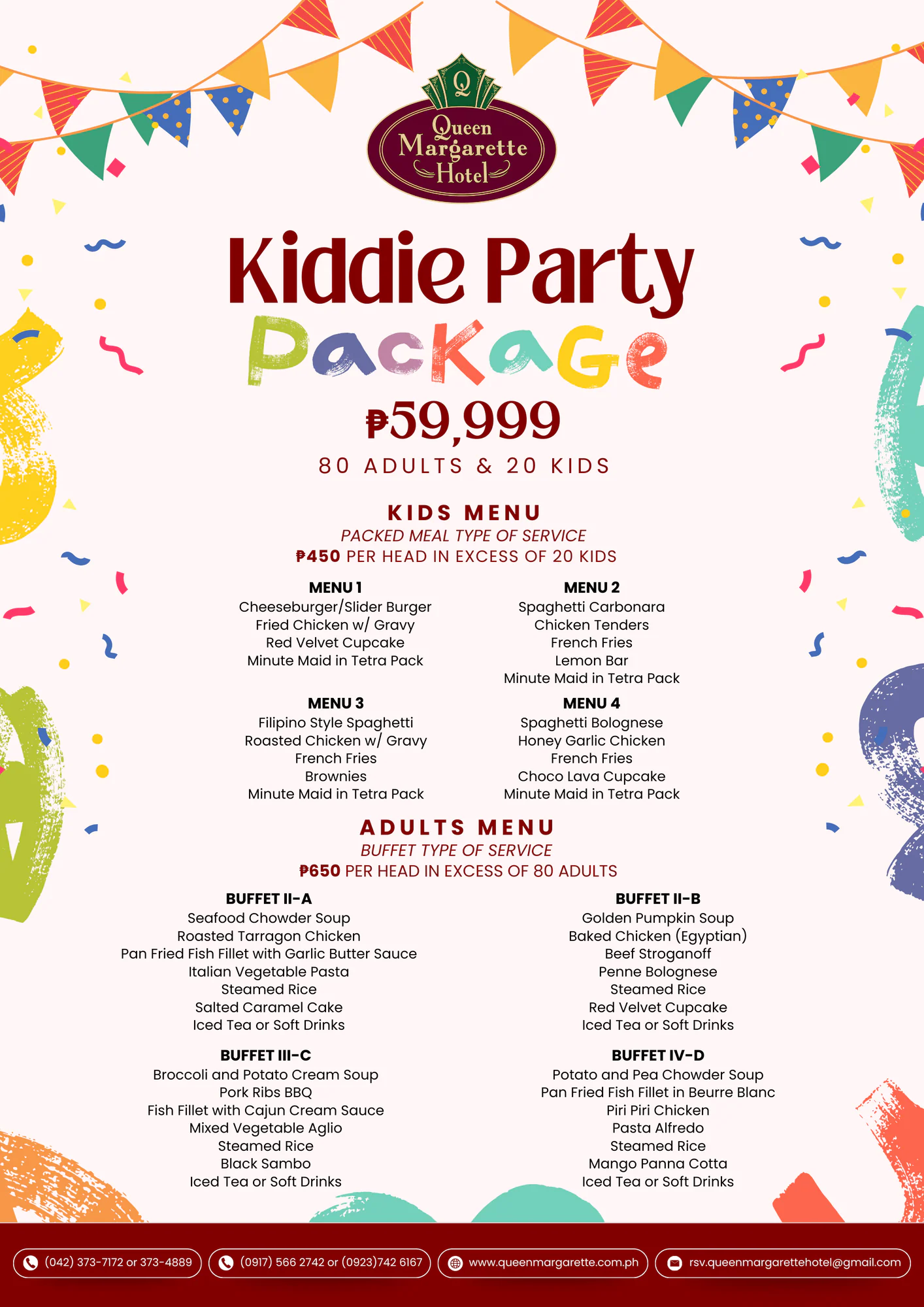 Kiddie Party Package